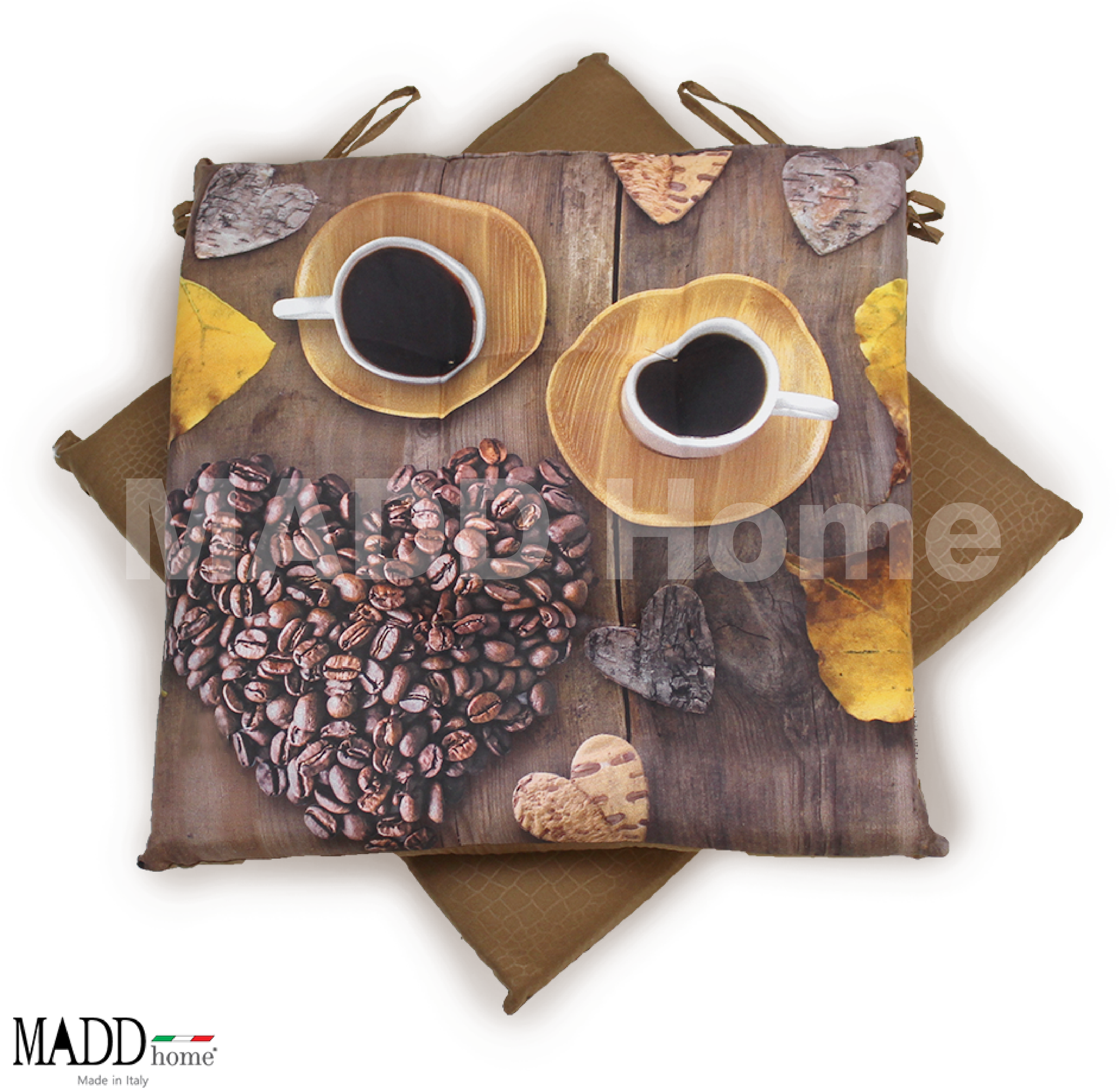 Cuscini sedia 6 pezzi CHICCHI CAFFÉ dis.1212 – MADD home